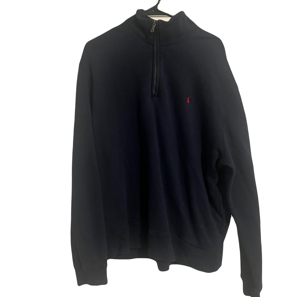 Men’s Polo Ralph Lauren Half Zip Long Sleeve Sweater XL Navy